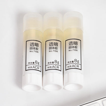 BAOQIN Clear Glue Sticks Handmade Glue Stick ，Strong Solid Glue Suitable for Offices, Crafts, Schools, and Homes （Clear）