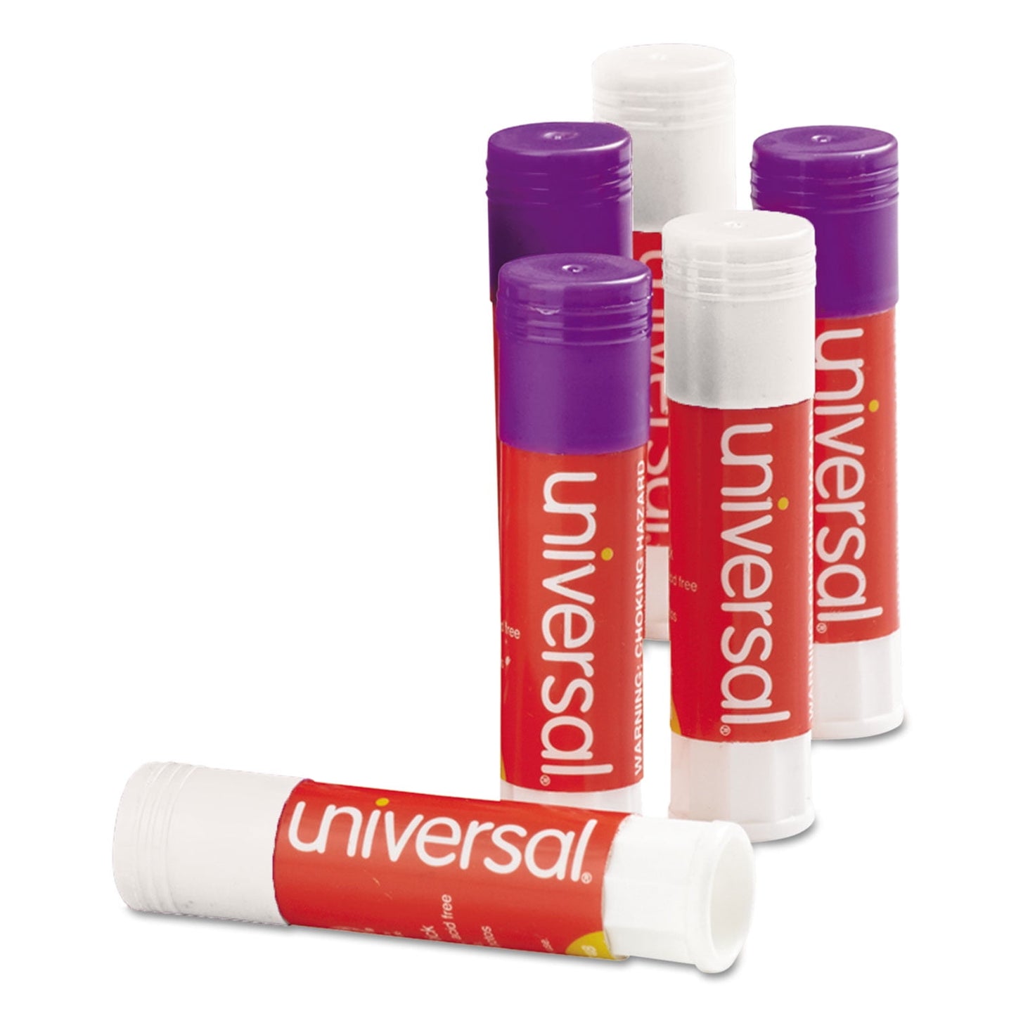 Universal Glue Stick .74 oz Stick Purple 12/Pack 74750