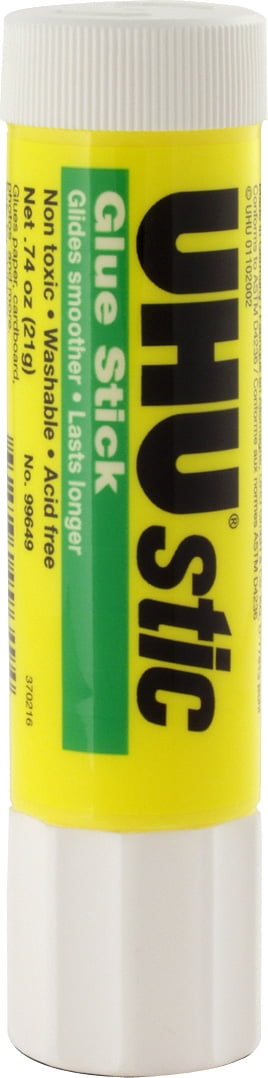 Uhu Stic Glue Stick, White, .74 oz.