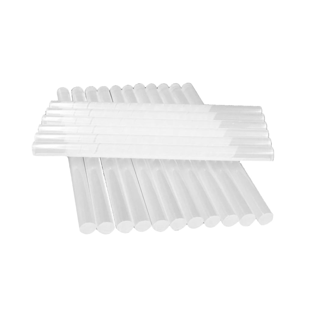 AURARMLET 100PCS Bulk Glue Sticks Clear Thermoplastic Resin for Ceramics